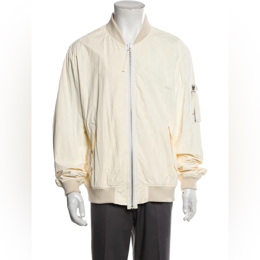 Our Legacy Men's Cream Bomber Jacket | Size M